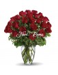 25 Rose Rosse gambo lungo per San Valentino