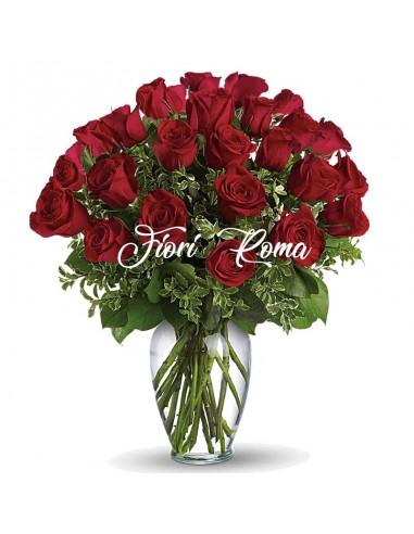 25 Red Roses for Valentine's Day
