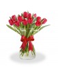 Bouquet con 12 Tulipani Rossi