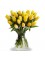 Bouquet with 20 Yellow Tulips