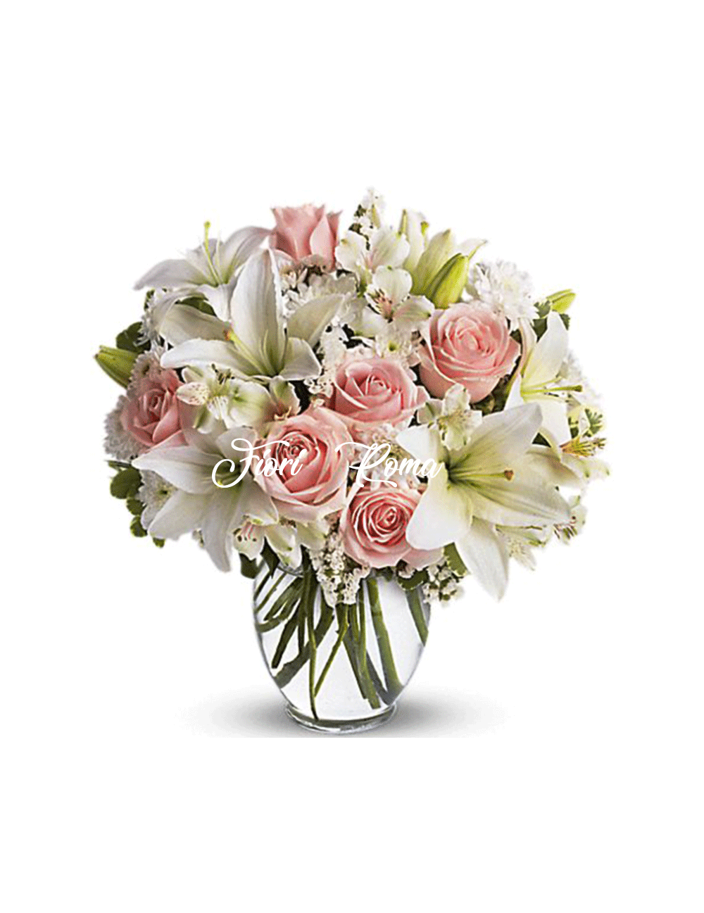 Bouquet Bianco e Rosa